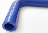 High Temperature Silicone Radiator Hose Cloth Reinforced Wrapping Blue Shiny Smooth Surface