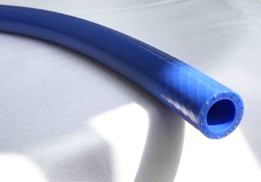 Straight Reinforced Silicone Hoses , Silicone Tube Extrusion 2 Layers  Braiding